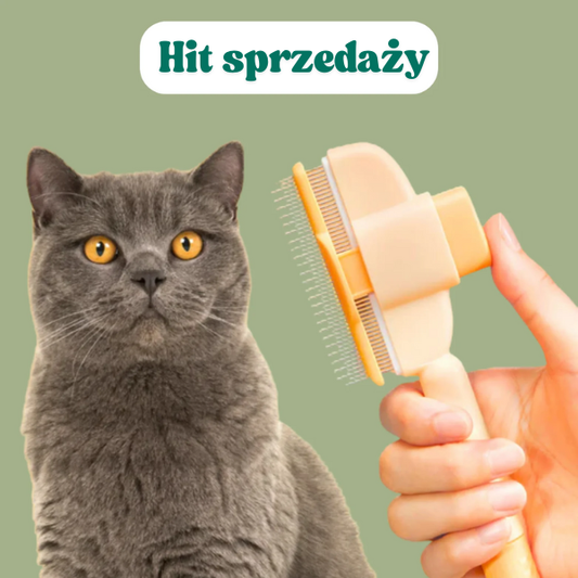 Szczotka do usuwania kociej sierści